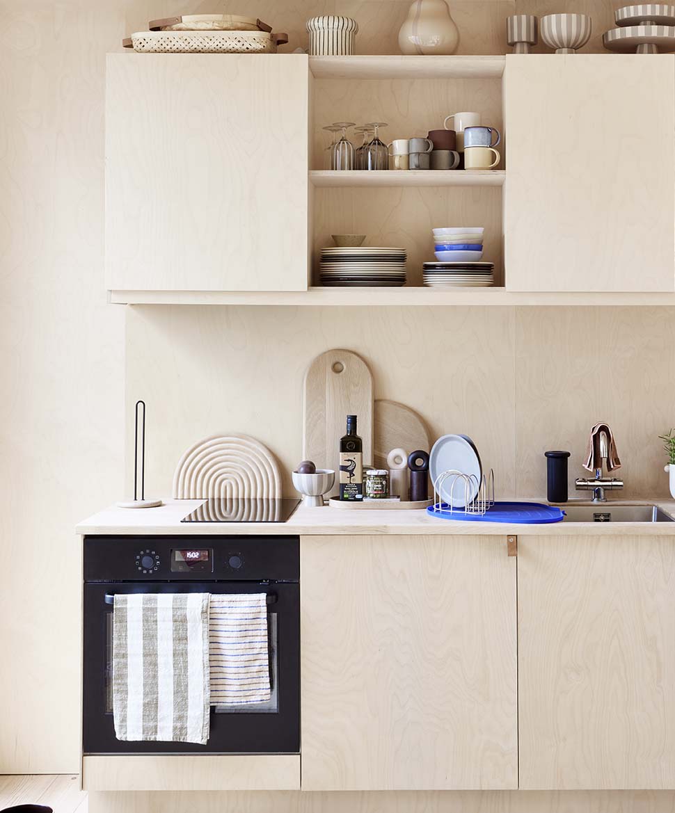 Savi Marmor Hushållspappershållare, Beige