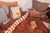Lobo Lejon Denim Kudde, Caramel