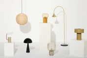 Hübsch Aki Bordslampa, Khakigrön - Azalea Home