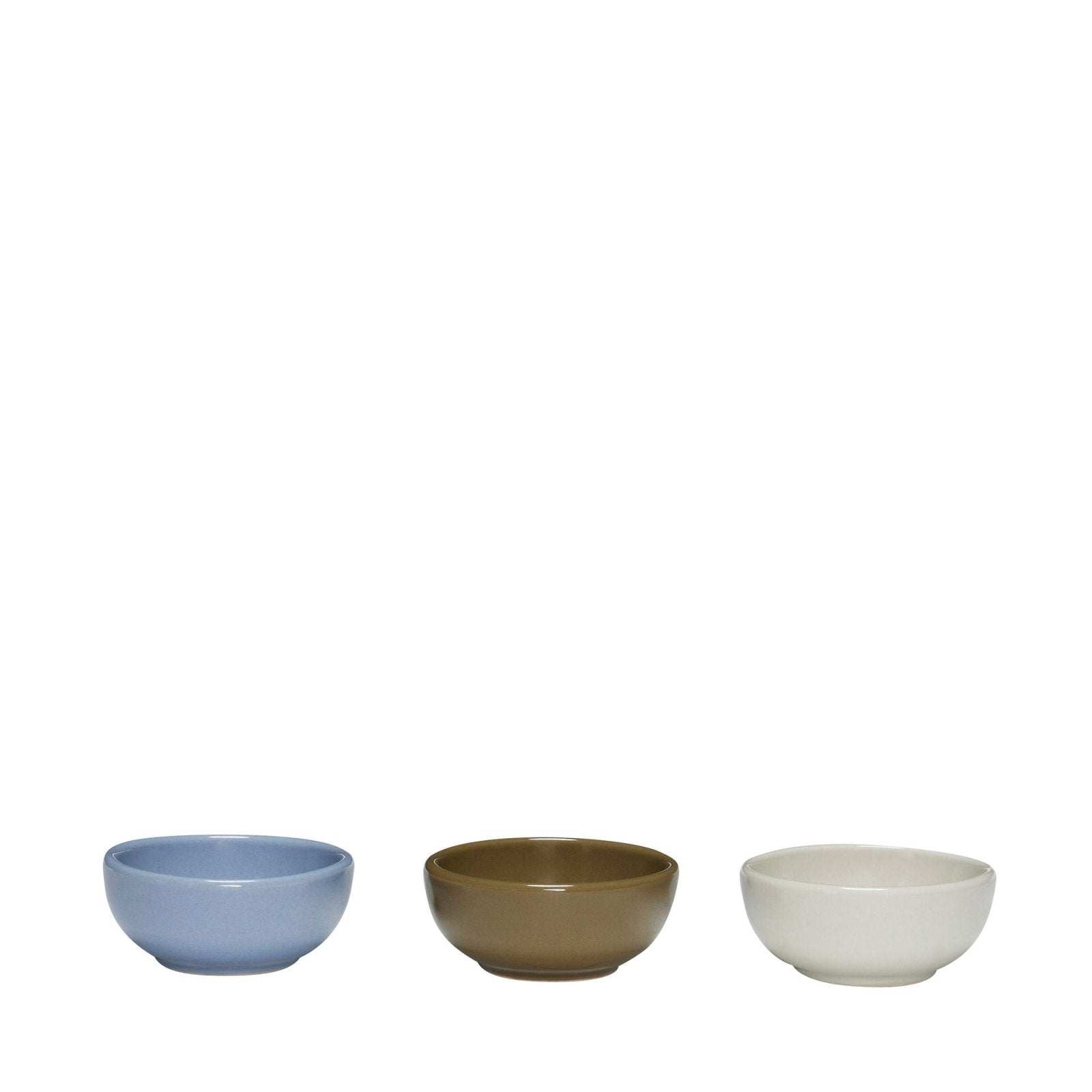 Hübsch Amare Skålar 3 - Pack Ø7cm, Multi - Azalea Home