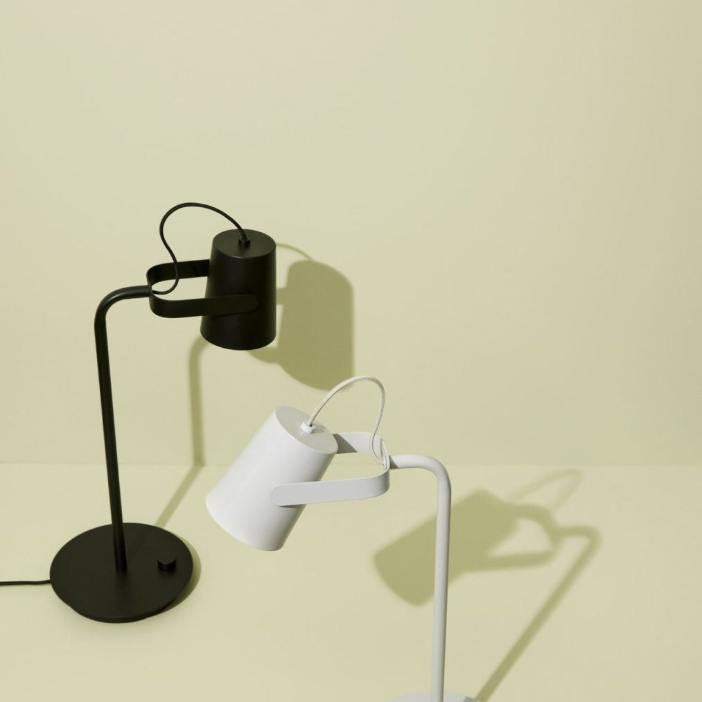 Hübsch Ardent Bordslampa, Grå - Azalea Home