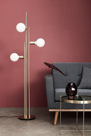 Hübsch Balance Golvlampa, Mässing - Azalea Home