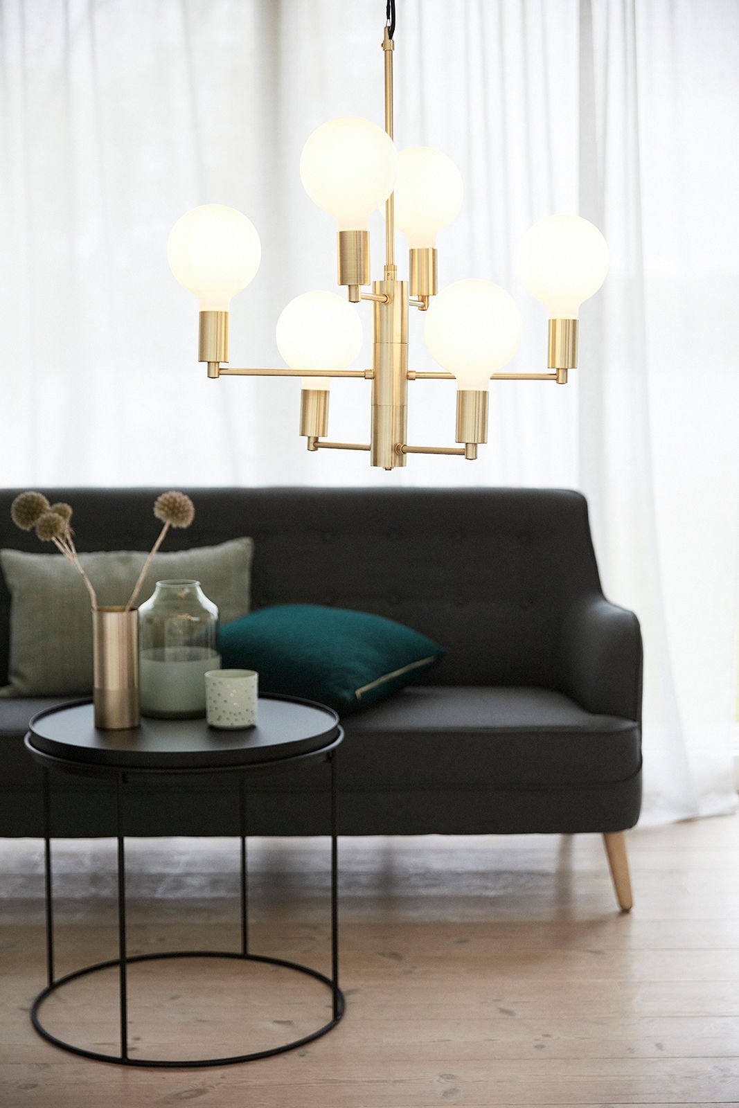 Hübsch Balance Taklampa, Mässing - Azalea Home