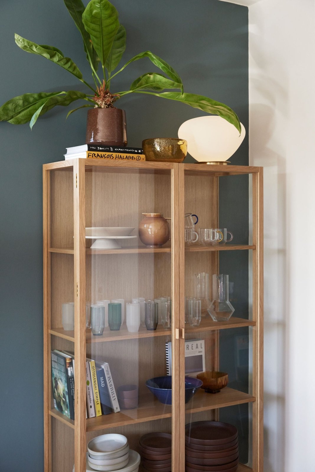 Hübsch Bean Bordslampa, Vit - Azalea Home