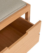 Hübsch Bifi Sittbänk, Sand/Natur - Azalea Home