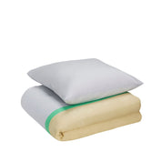 Hübsch Block Bäddset, Beige/Flerfärgad - Azalea Home