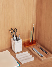 Hübsch Blok Organiser Yellow - Azalea Home