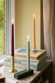 Hübsch Brick Ljusstake, Grön - Azalea Home