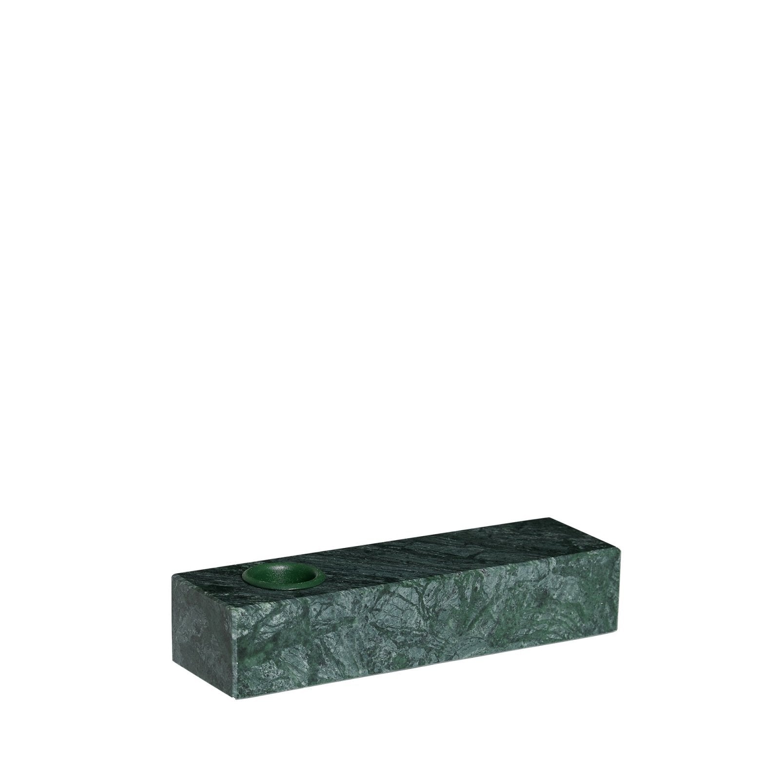 Hübsch Brick Ljusstake, Grön - Azalea Home
