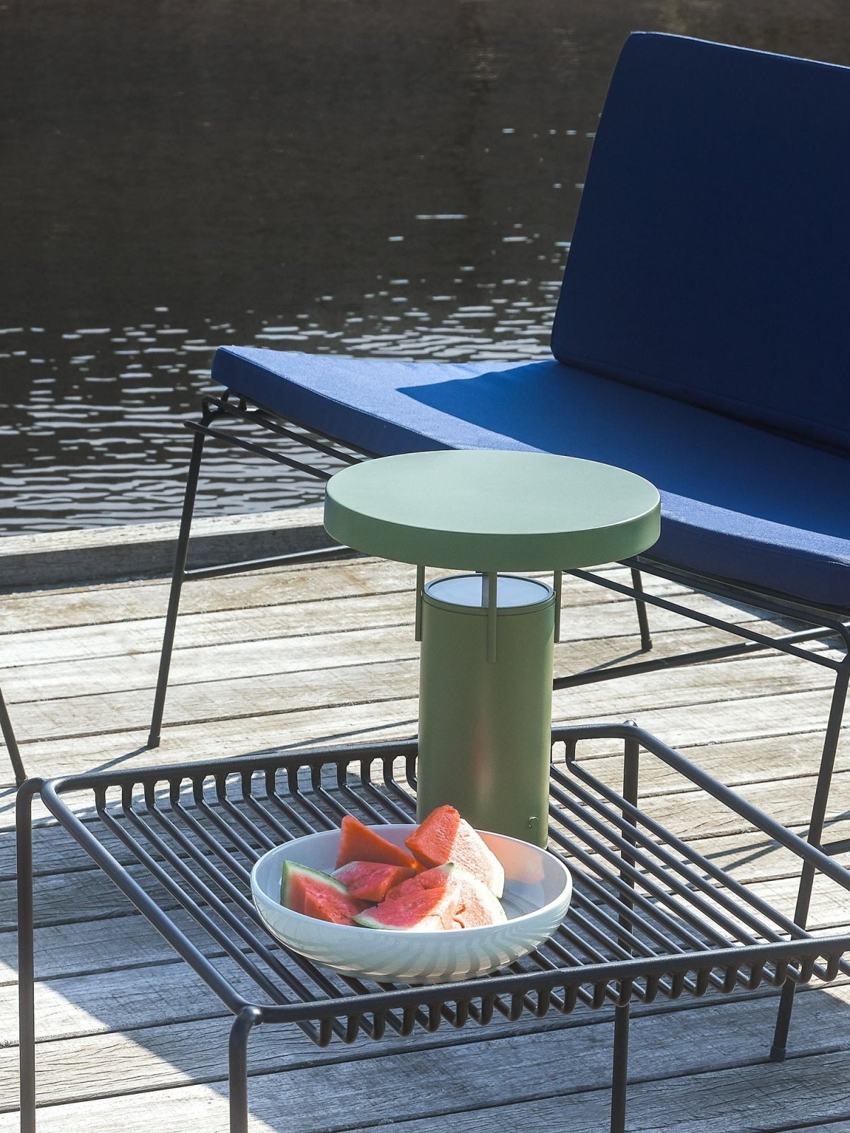 Hübsch BringMe Bärbar Bordslampa, Grön - Azalea Home