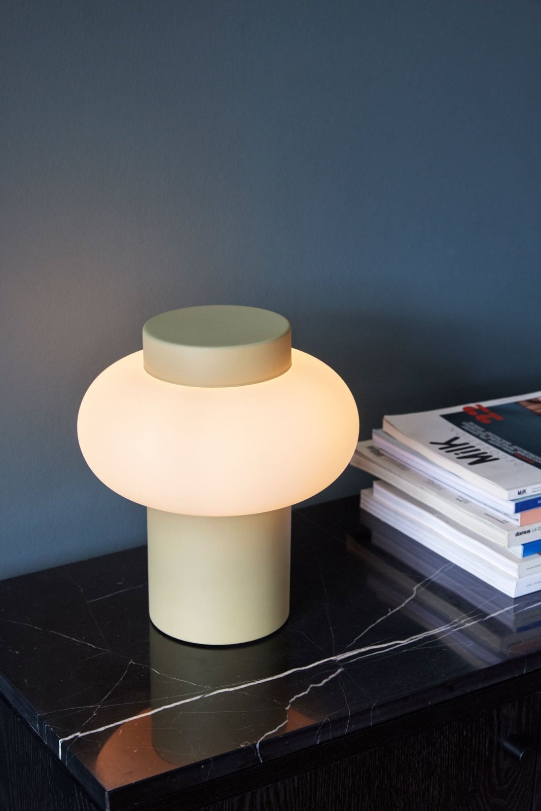 Hübsch Camp Bordslampa, Beige - Azalea Home