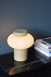 Hübsch Camp Bordslampa, Beige - Azalea Home