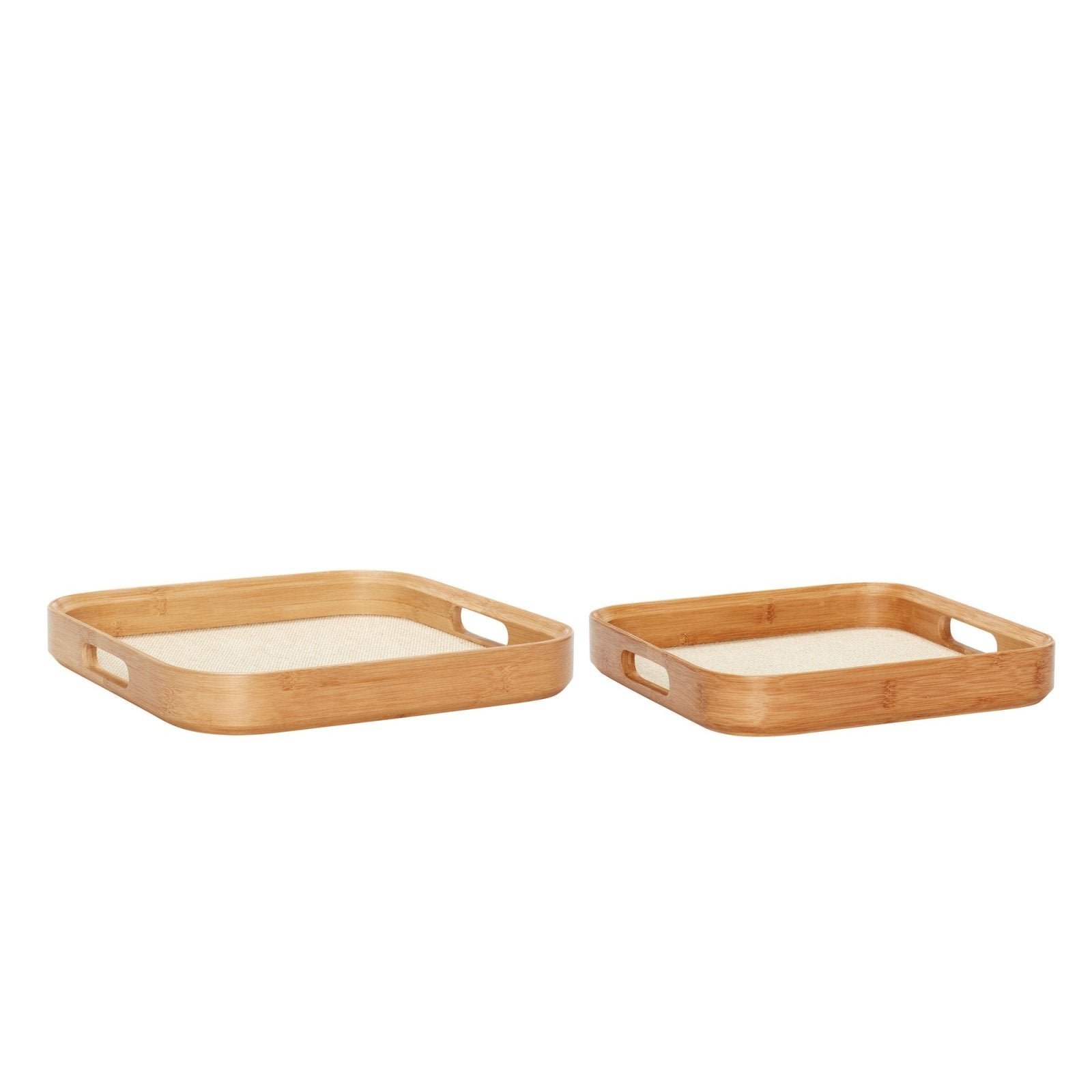 Hübsch Canvas Bricka 2 - Pack, Natur - Azalea Home