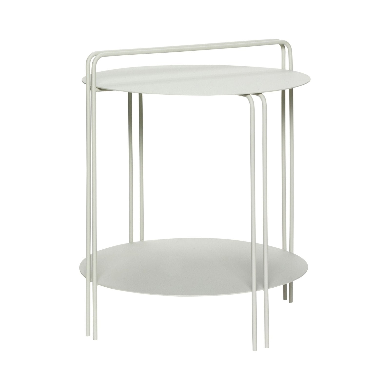 Hübsch Carry Sidobord, Ljusgrå - Azalea Home