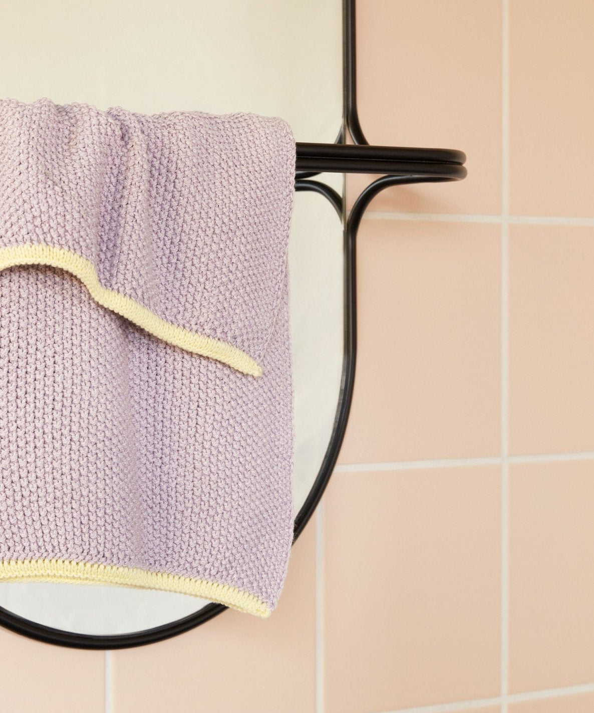 Hübsch Carry Spegel Svart, 102 cm - Azalea Home
