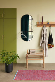 Hübsch Carry Spegel Svart, 102 cm - Azalea Home