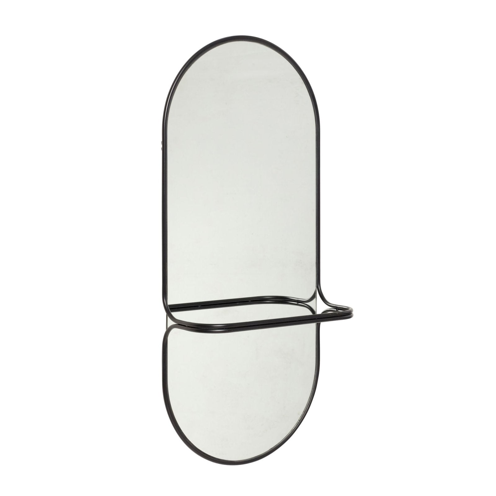 Hübsch Carry Spegel Svart, 102 cm - Azalea Home