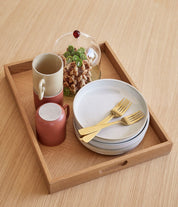 Hübsch Clay Djup Tallrik Vit , 2 - Pack - Azalea Home