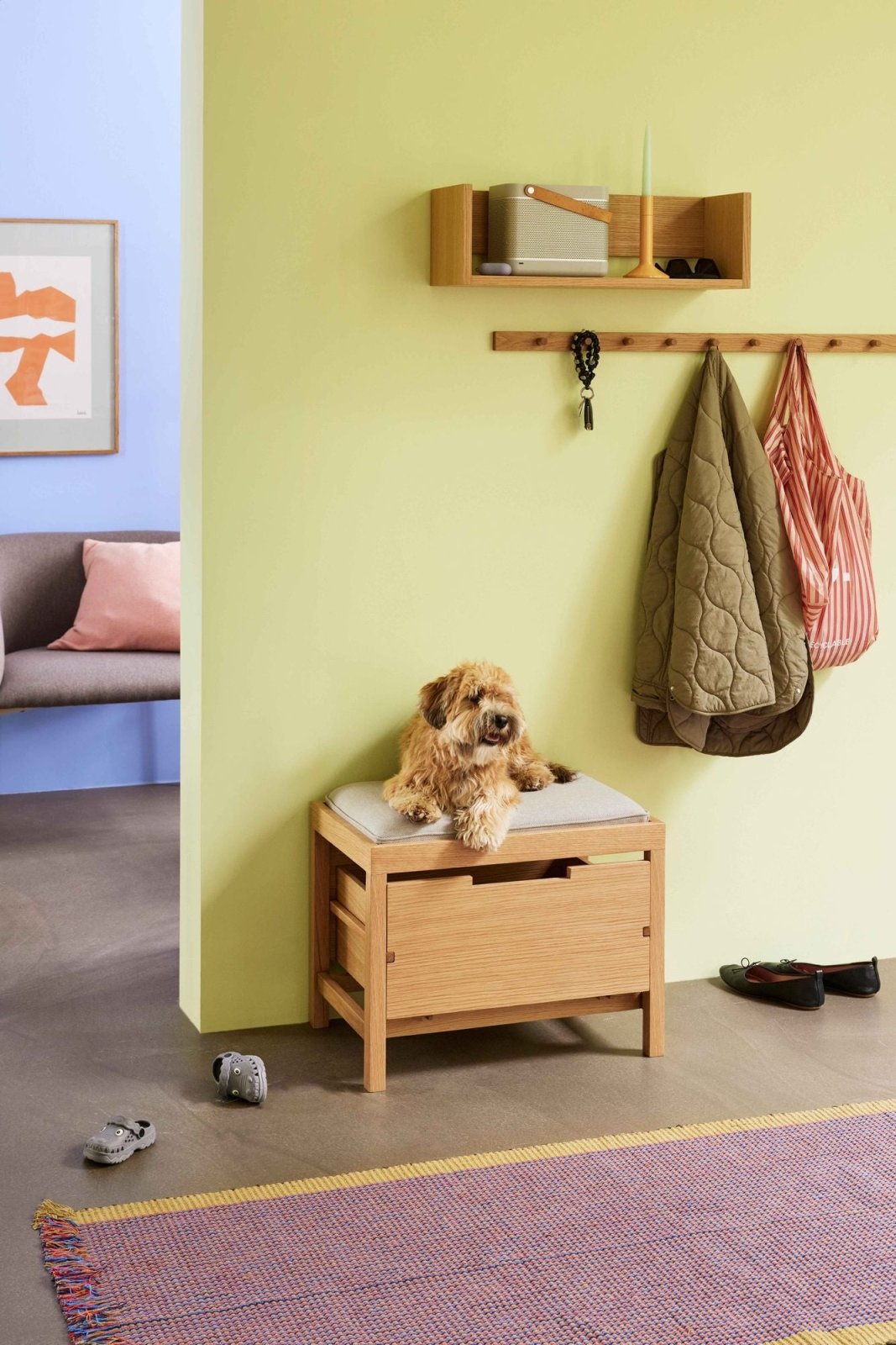 Hübsch Cosplay Klädhängare L100 cm, Natur - Azalea Home