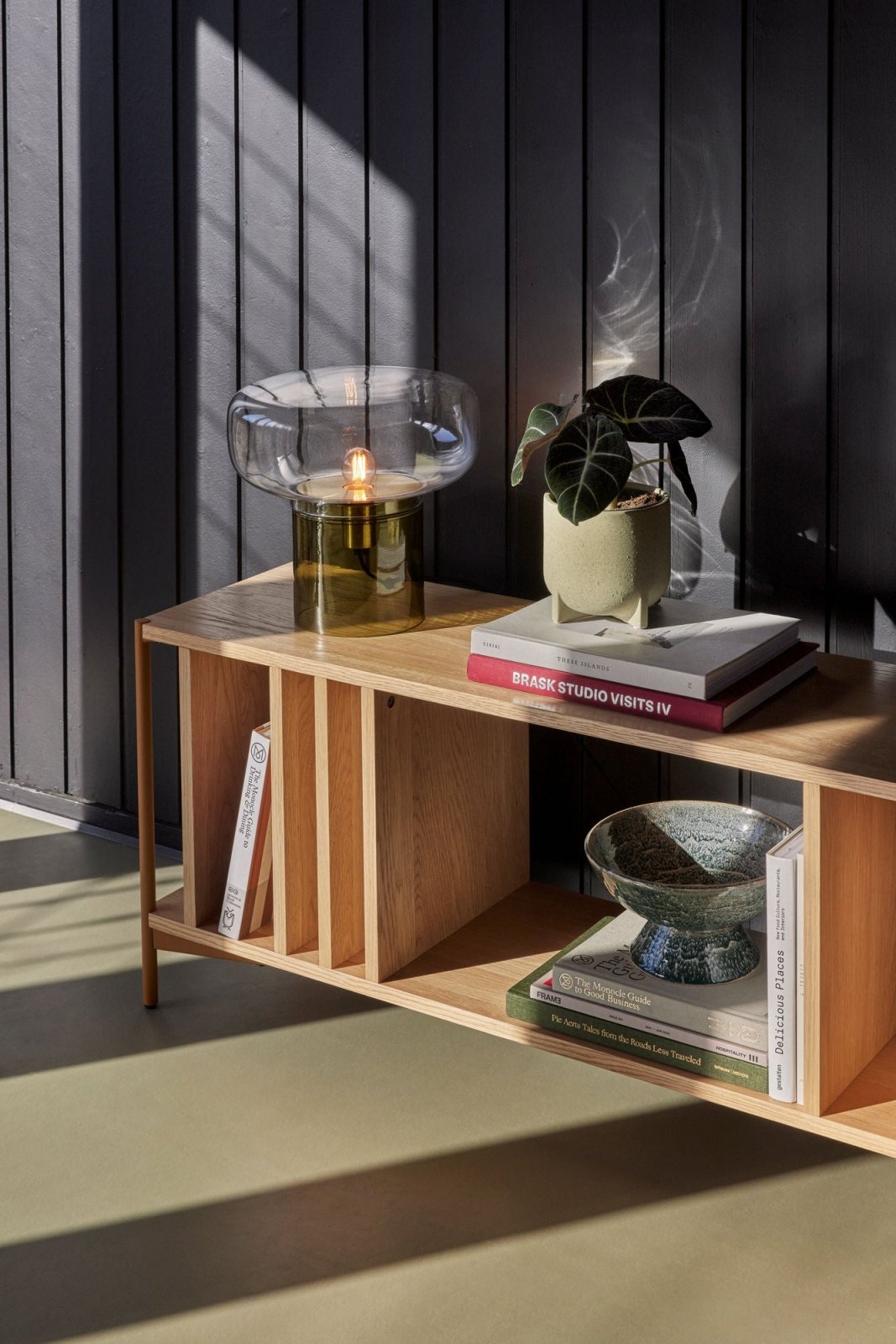 Hübsch Crave Bordslampa, Grön - Azalea Home