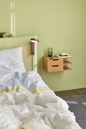 Hübsch Crea Vägglampa, Brun - Azalea Home