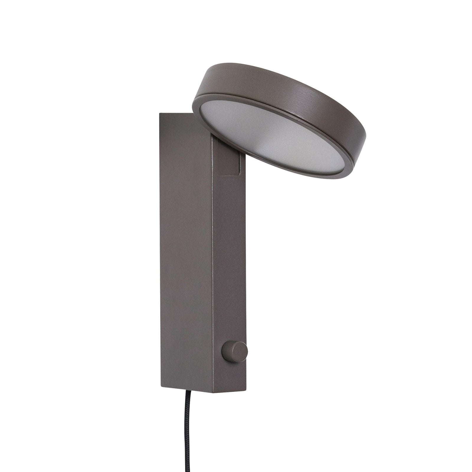 Hübsch Crea Vägglampa, Brun - Azalea Home