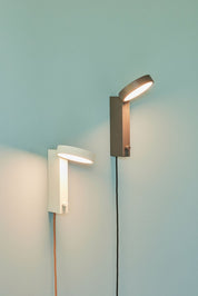 Hübsch Crea Vägglampa, Brun - Azalea Home