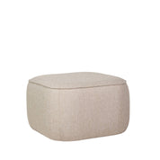 Hübsch Cube Sittpuff, Beige - Azalea Home