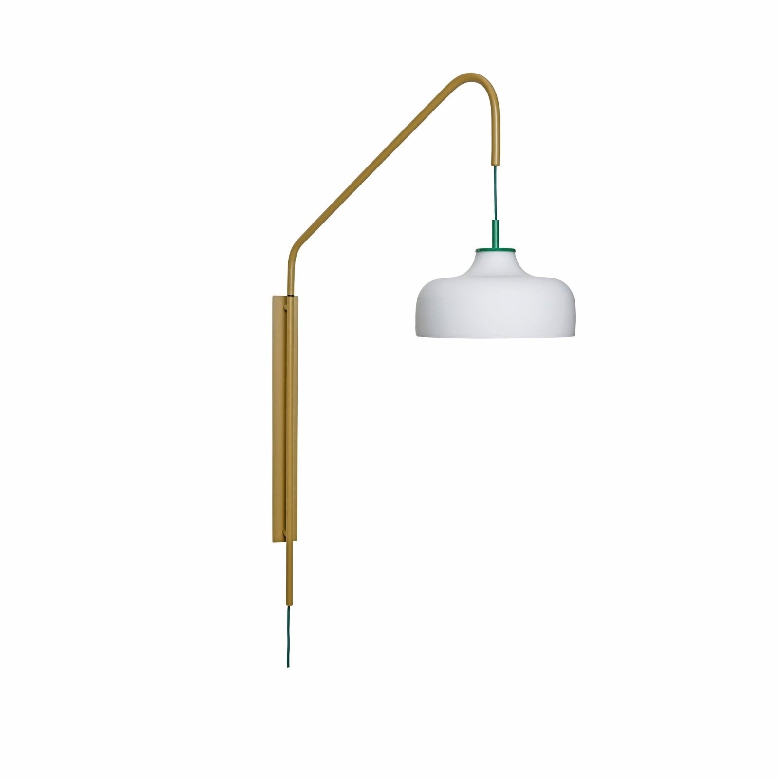Hübsch Current Vägglampa, Khaki - Azalea Home