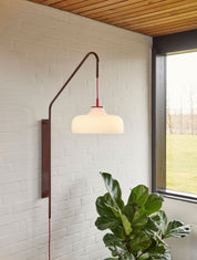 Hübsch Current Vägglampa, Röd - Azalea Home
