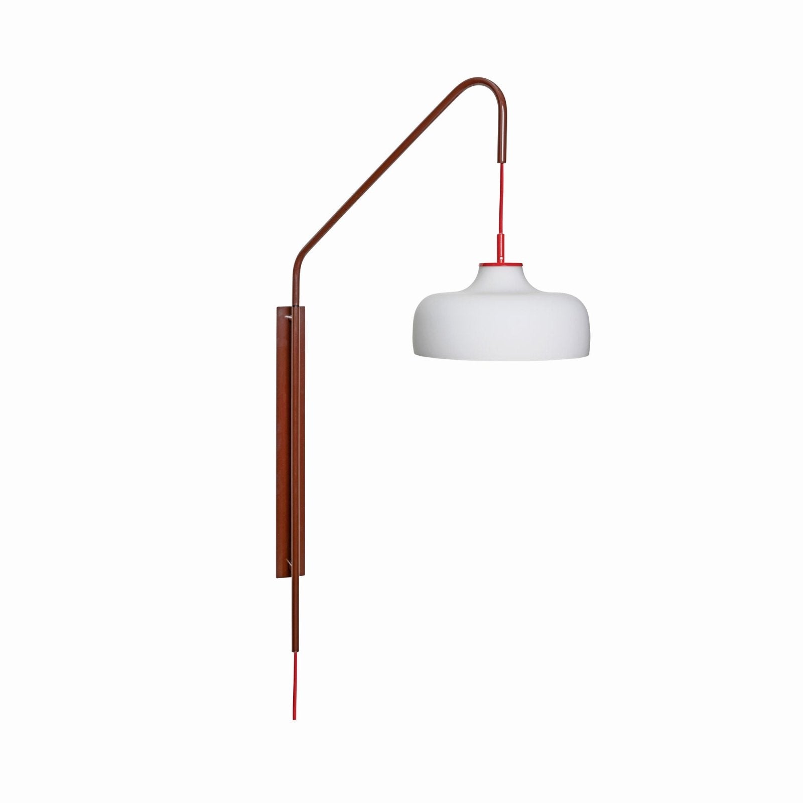 Hübsch Current Vägglampa, Röd - Azalea Home