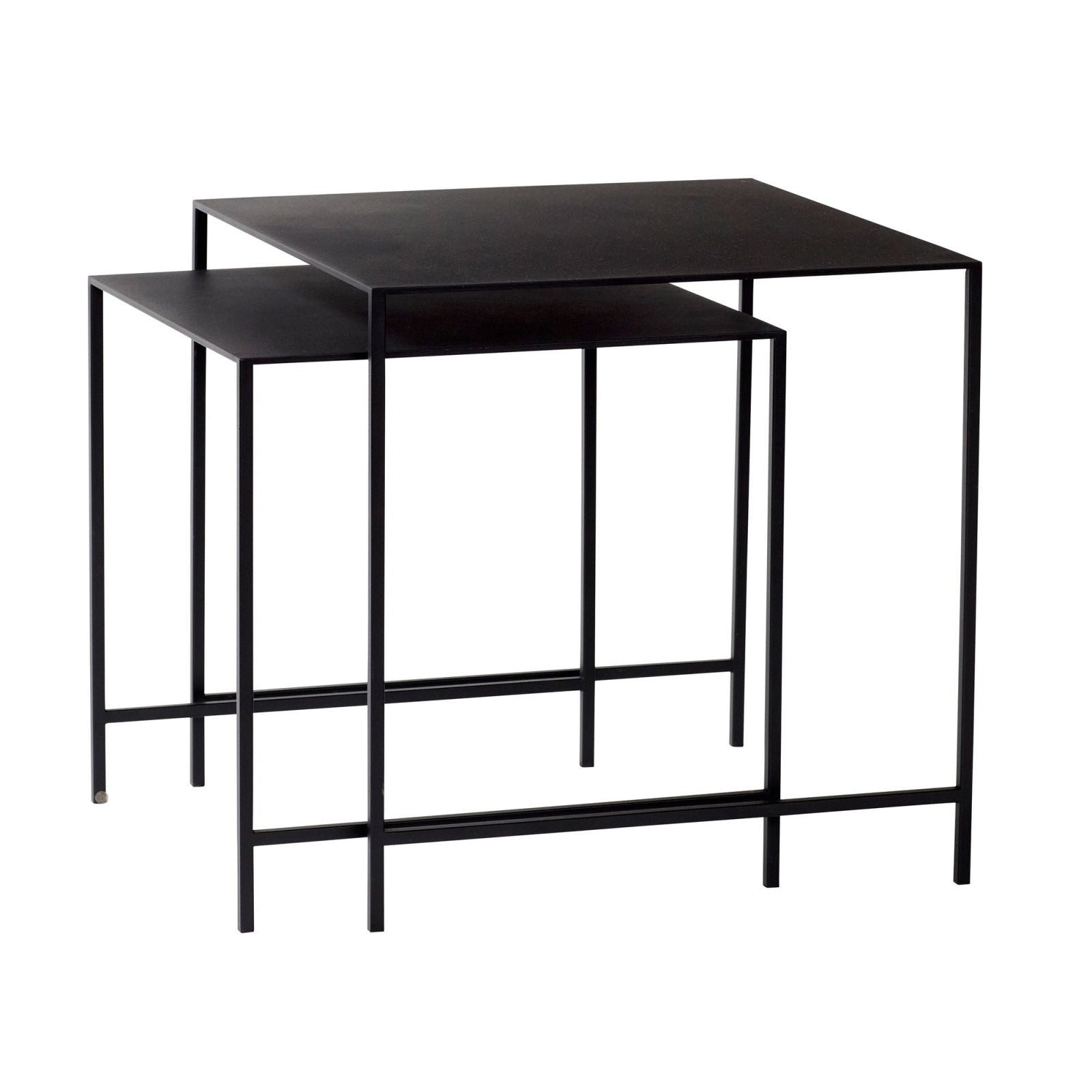 Hübsch Duo Sidobord Svart, 2 - Pack - Azalea Home