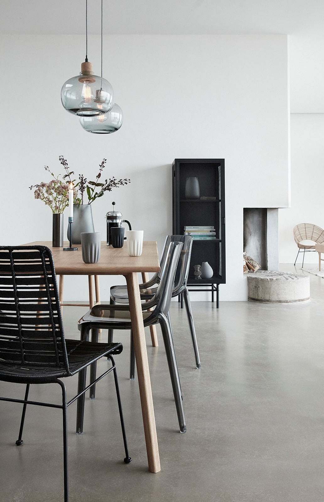 Hübsch Edge Skåp Svart, 150cm - Azalea Home