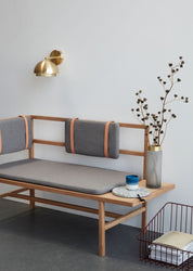 Hübsch Edge Väggglampa, Mässing - Azalea Home