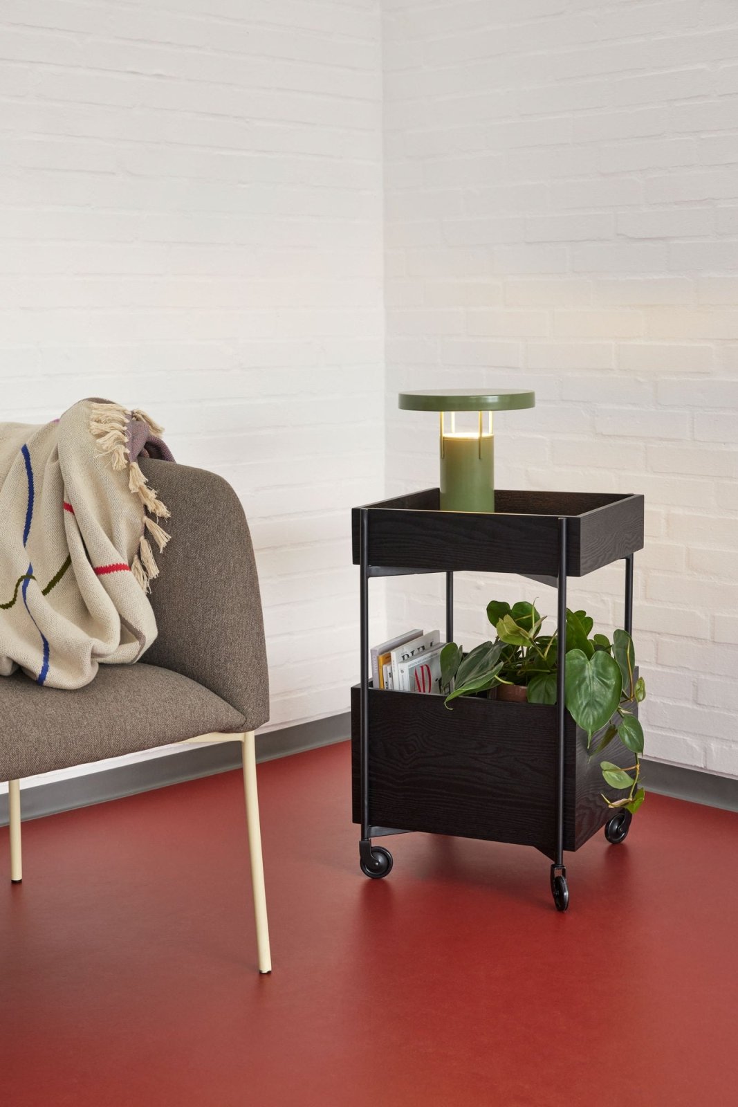 Hübsch Eyrie Loungestol, Brun - Azalea Home