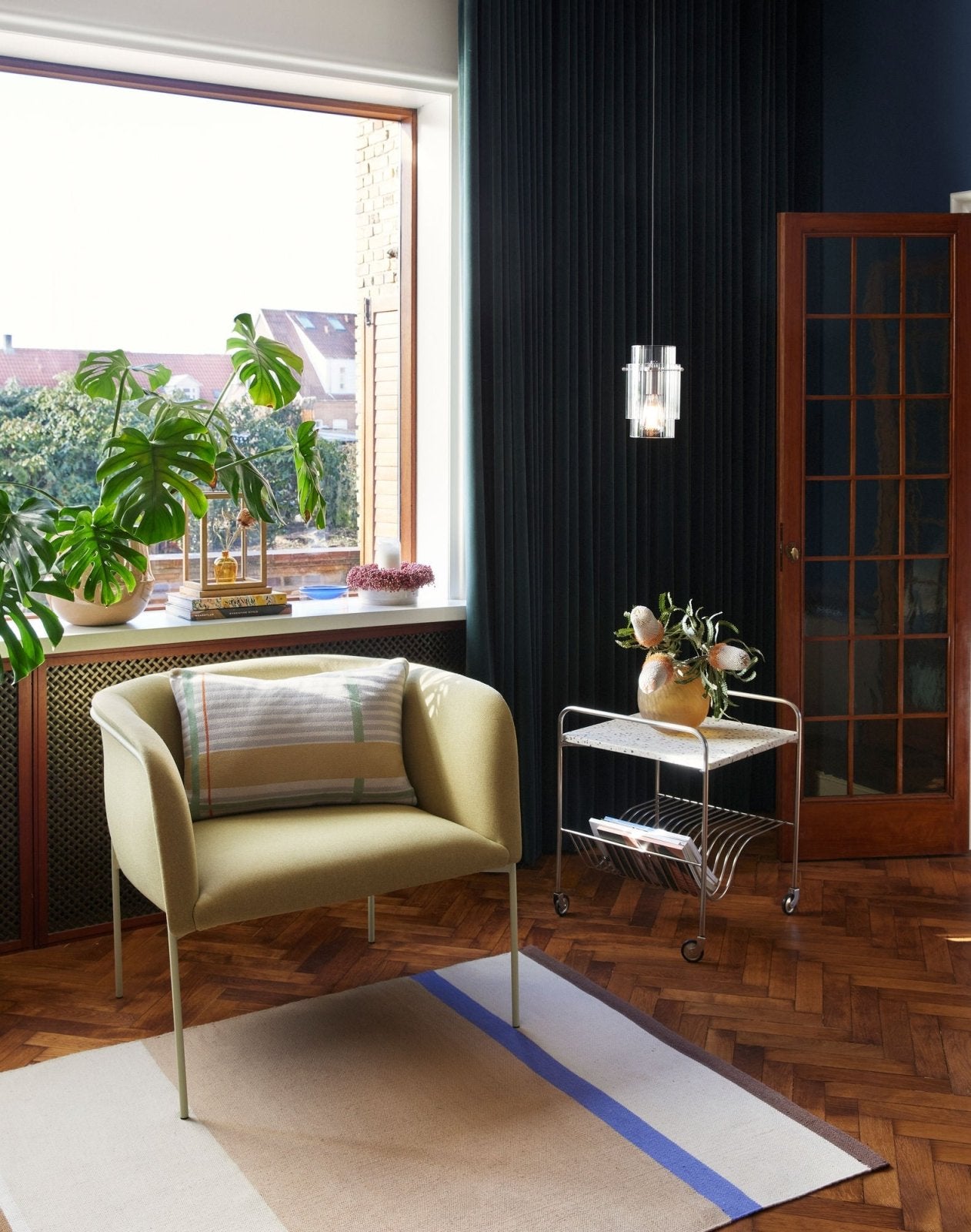 Hübsch Eyrie Loungestol, Gul - Azalea Home