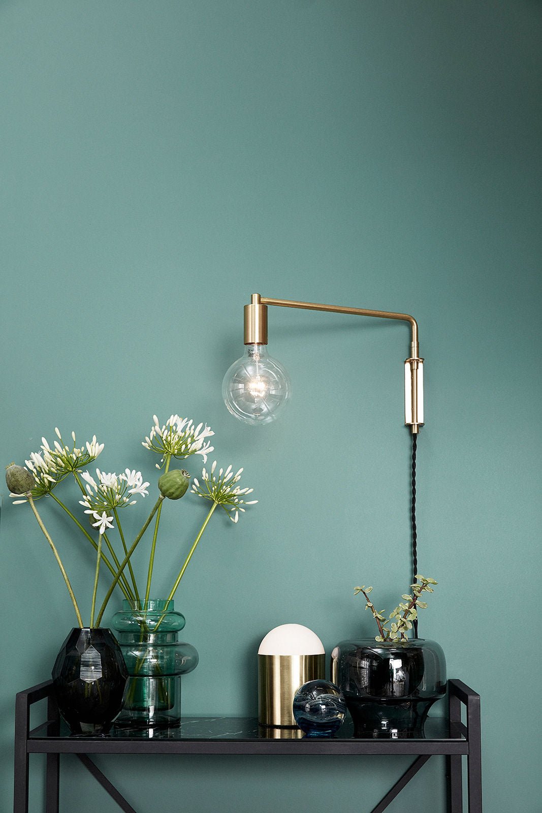 Hübsch Facet Vas, Grå - Azalea Home