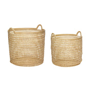 Hübsch Förvaringskorg Rotting Natur 2 - Pack - Azalea Home