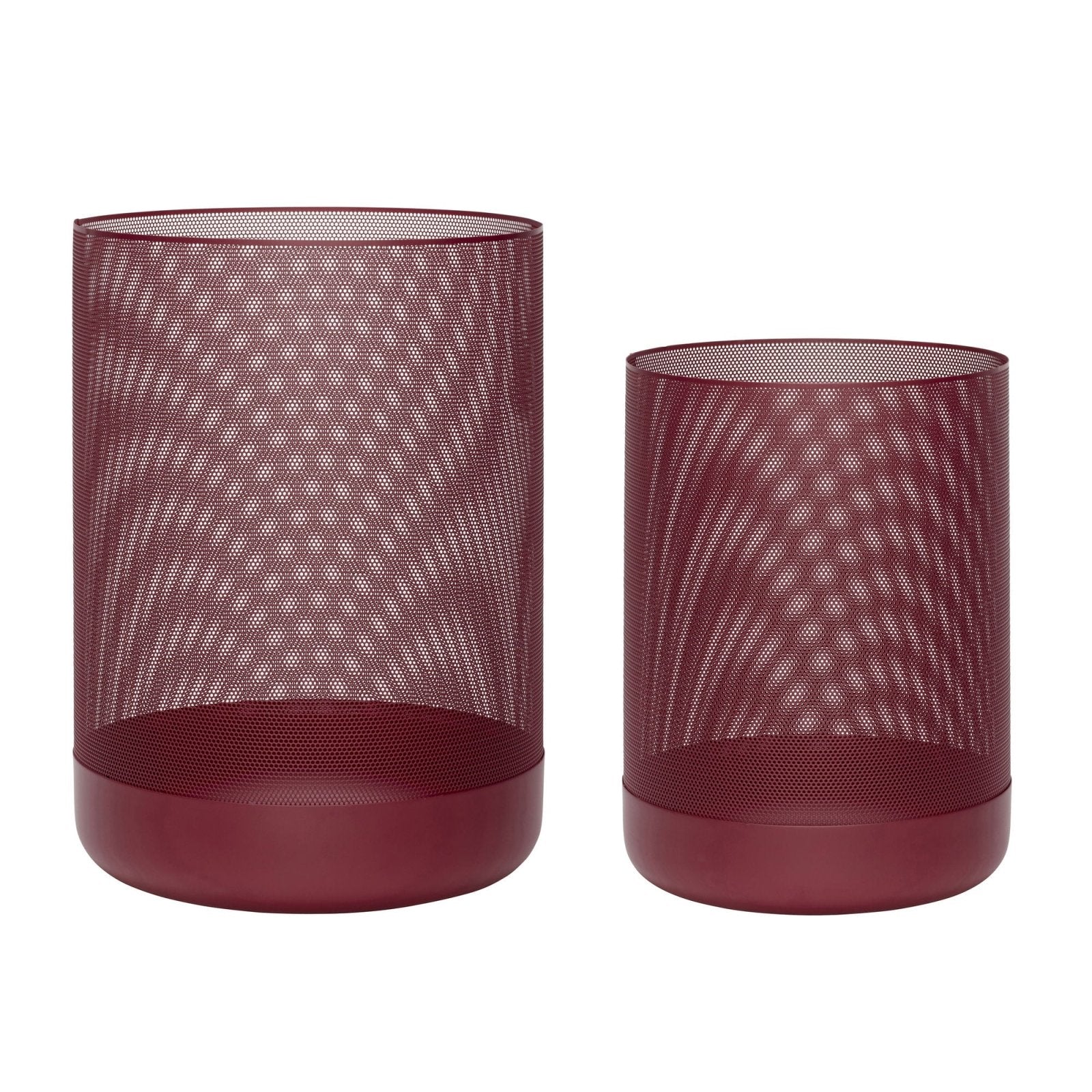Hübsch Förvaringskorgar, 2 - pack, Burgundy - Azalea Home