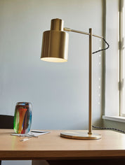 Hübsch Fuse Bordslampa, Mässing - Azalea Home