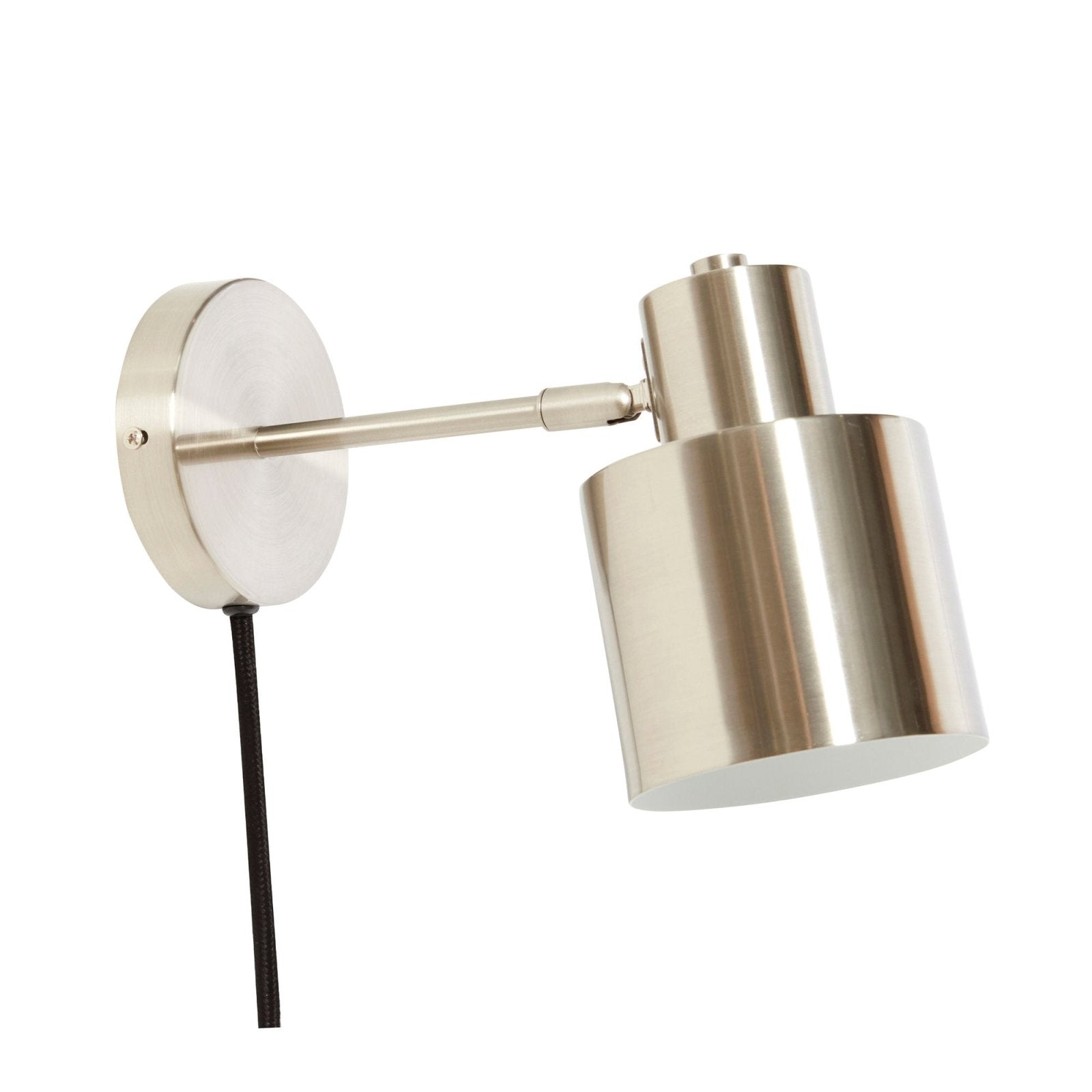 Hübsch Fuse Vägglampa Nickel - Azalea Home