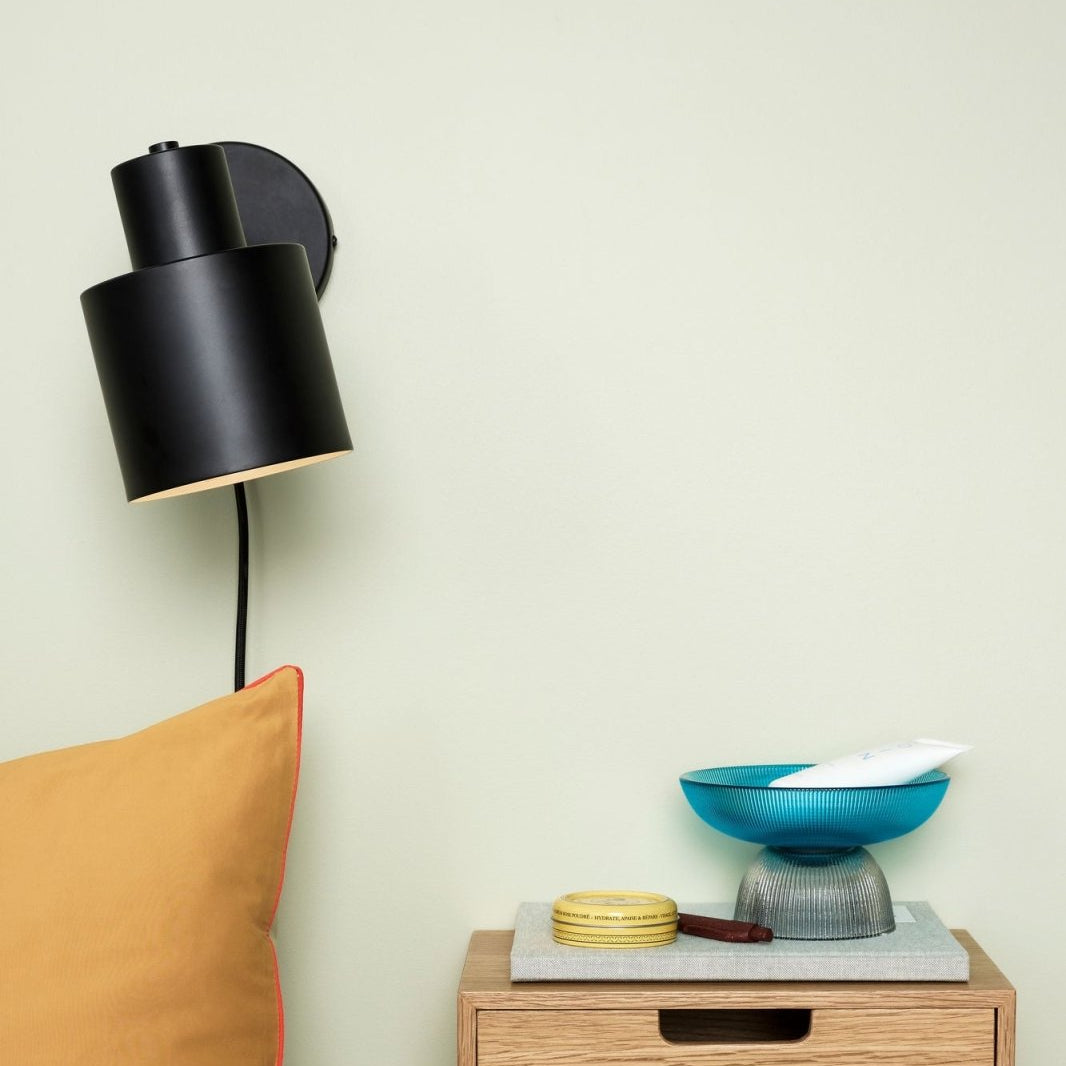 Hübsch Fuse Vägglampa, Svart - Azalea Home