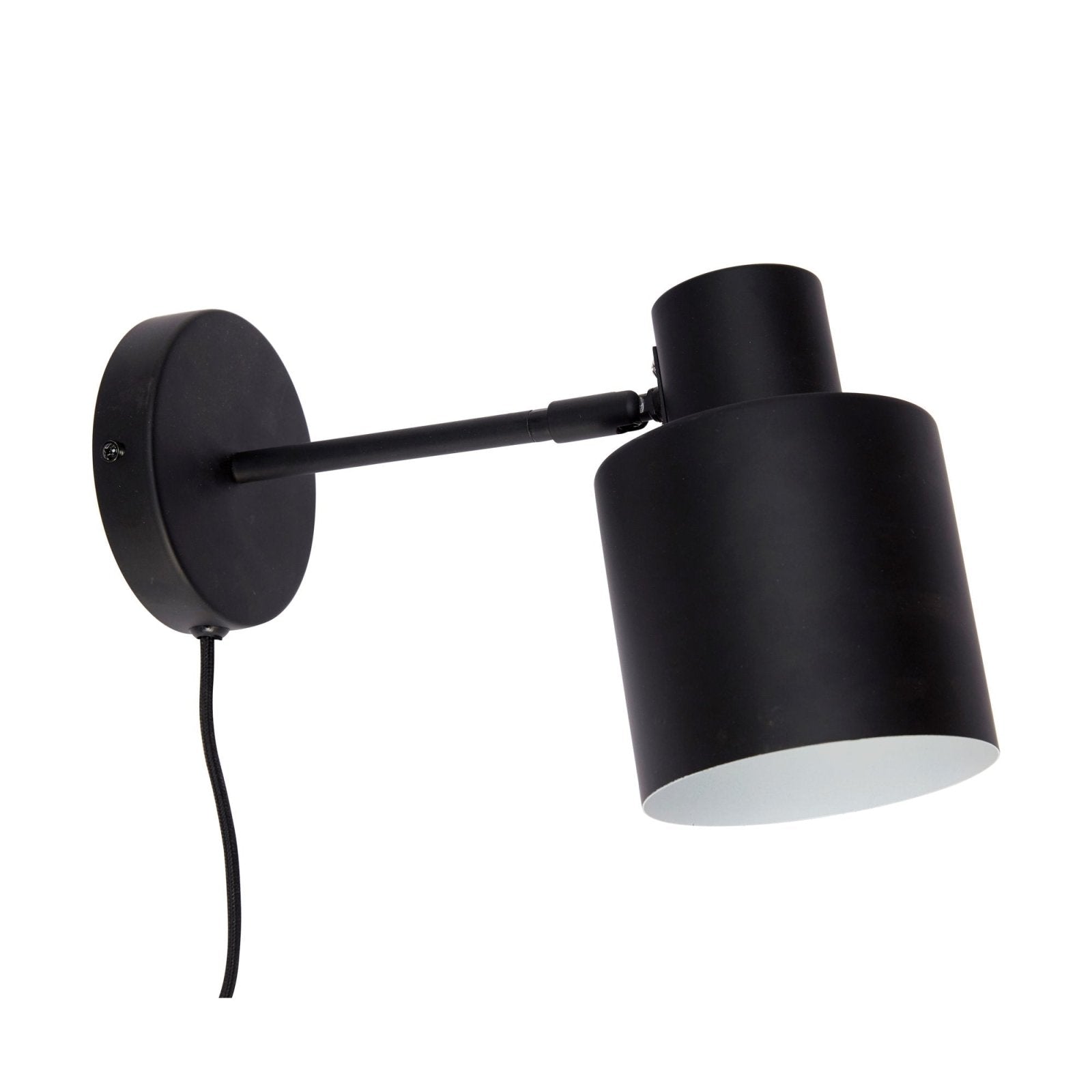 Hübsch Fuse Vägglampa, Svart - Azalea Home