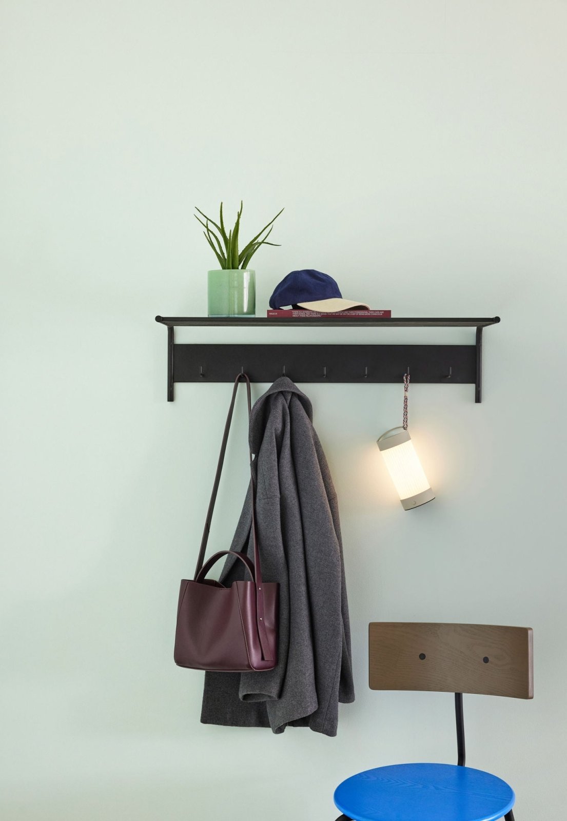 Hübsch Fusion Hatthylla Svart 81cm - Azalea Home