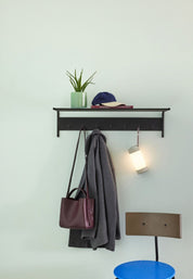 Hübsch Fusion Hatthylla Svart 81cm - Azalea Home