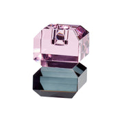 Hübsch Gem Ljusstake, Grå / Rosa - Azalea Home