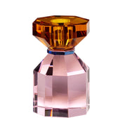 Hübsch Gem Ljusstake, Rosa / Orange - Azalea Home