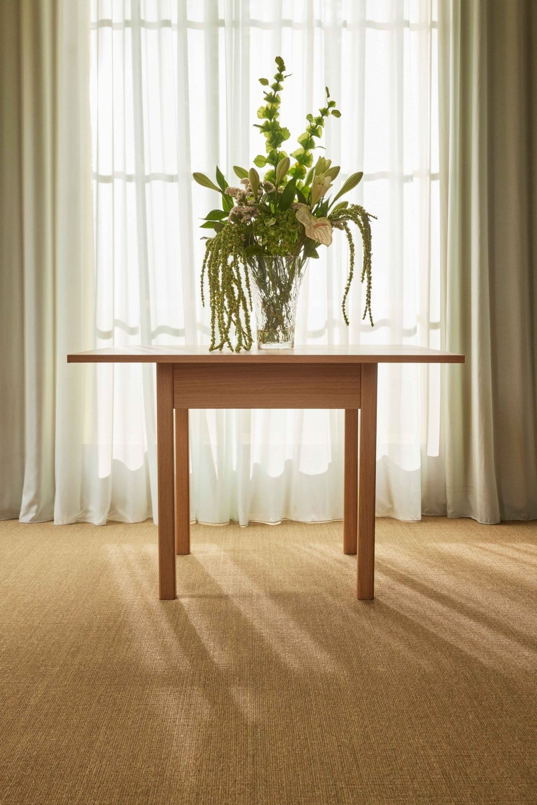 Hübsch Geo Matbord 110x110cm, Natur - Azalea Home
