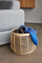 Hübsch Graphic Pläd, Brun/multi - Azalea Home