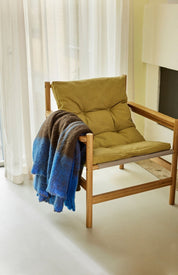 Hübsch Graphic Pläd, Brun/multi - Azalea Home